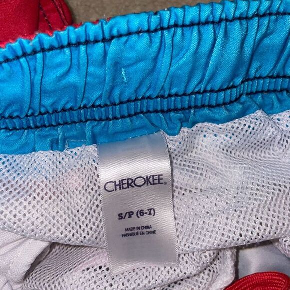 Cherokee Big Boy’s Swim Trunks American Flag - Picture 7 of 7
